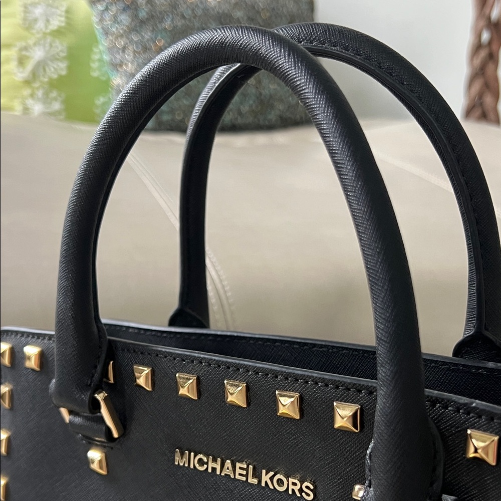 Michael Kors Black Satchel - Picture 2 of 5